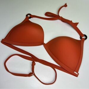 Pink Victorias Secret neutral bikini top bra size L